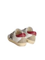 Golden Goose Super-Star in nappa with glitter star and red nappa heel tab - Image 3