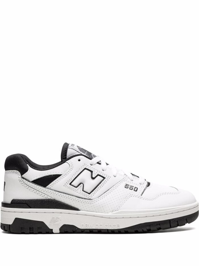 New Balance 550 White Black Rain Cloud (GS) - Image 1
