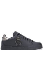 Dolce & Gabbana Portofino Crown Patch Black