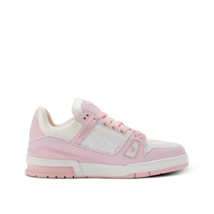 Louis Vuitton LV Trainer Pink Rose - Image 1