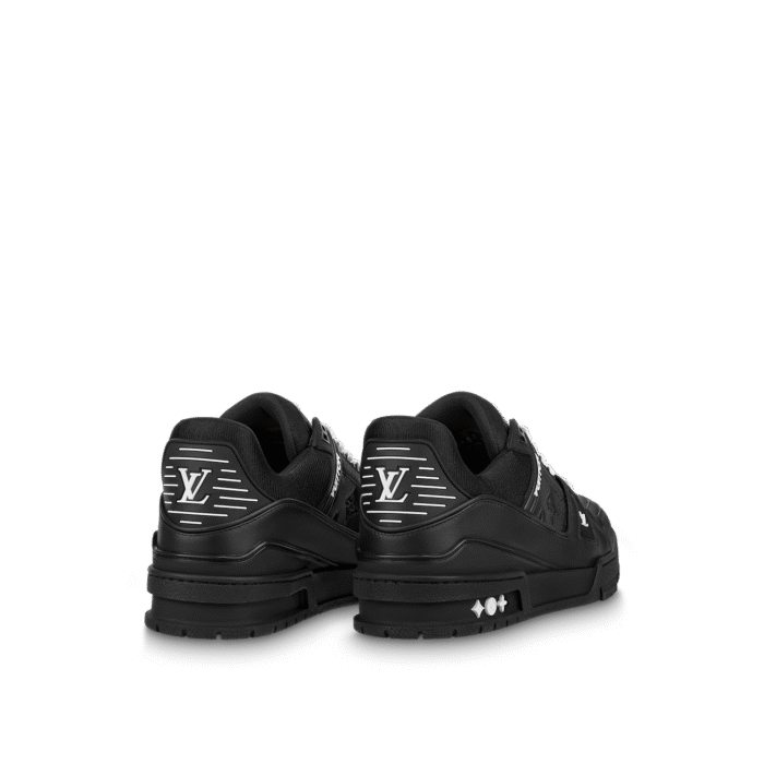 Louis Vuitton LV Trainer Black Embossed Monogram - Image 4