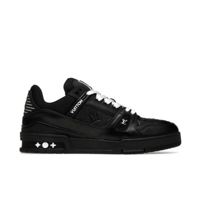 Louis Vuitton LV Trainer Black Embossed Monogram - Image 1