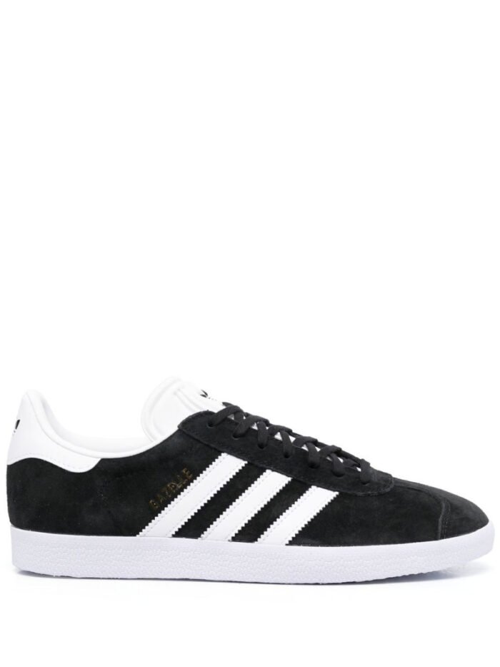 Adidas Gazelle Core Black Cloud White Gold Metallic (PS) - Image 1