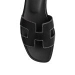 Hermes Oran sandal Noir - Image 4