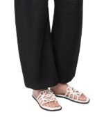 Loewe Petal Anagram slide white in soft calfskin - Image 2