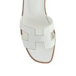 Hermes Oran sandal Blanc - Image 4