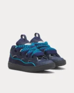 Lanvin Curb Leather Navy Blue - Image 2