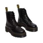 Dr. Martens Jadon Platform Boots – Black Smooth Leather - Image 4