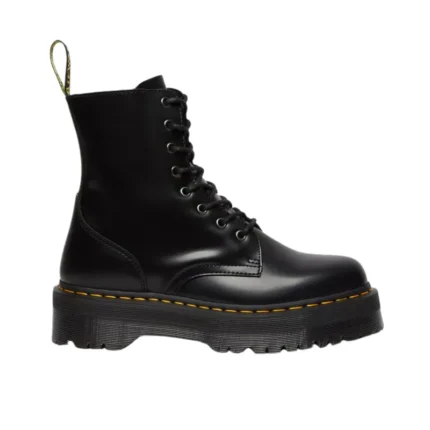 Dr. Martens Jadon Platform Boots – Black Smooth Leather