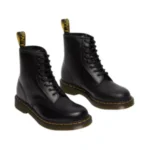 Dr. Martens 1460 Smooth Leather Lace Up Boot Black - Image 4