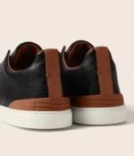 Brown   Deerskin   Triple   Stitch™   Sneakers - Image 3