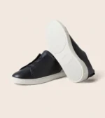 Black   Deerskin   Triple   Stitch™   Sneakers - Image 3