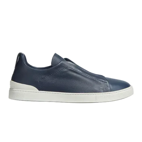 Untitled_design_14 Blue Zegna Triple Stitch™ SECONDSKIN Sneakers - Image 1