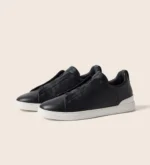 Black   Deerskin   Triple   Stitch™   Sneakers - Image 4