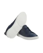 Blue   Zegna   Triple   Stitch™   SECONDSKIN   Sneakers - Image 3