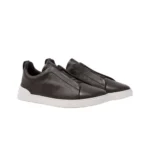 Brown   Zegna   Triple   Stitch   low-top   sneakers - Image 2