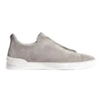 Zegna   Triple   Stitch   Sneakers   Grey