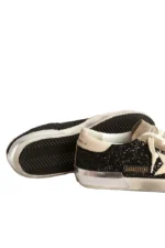 Golden Goose Super-Star Black Glitter Nappa Cream - Image 2