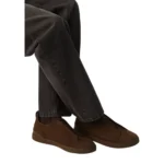 ZEGNA DARK BROWN TRIPLE STITCH™ SECONDSKIN SNEAKERS - Image 3
