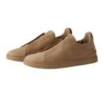 ZEGNA BEIGE TRIPLE STITCH™ SECONDSKIN SNEAKERS - Image 2