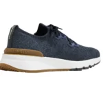 BRUNELLO CUCINELLI Cotton chiné knit sneakers - Image 4
