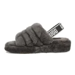 UGG Fluff Yeah Slide – Charcoal - Image 3