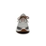 Brunello Cucinelli Techno Cotton Knit Runners With Heat-Bonded Details Silver - Image 2